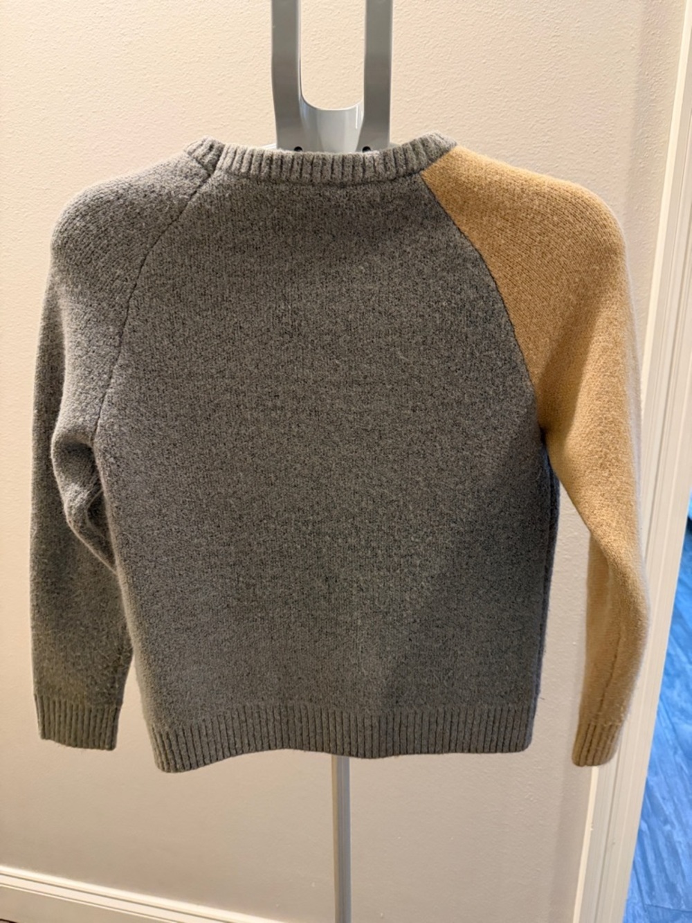 THML Beige Star Intarsia Crewneck Sweater with Gray Base - Picture 3 of 7